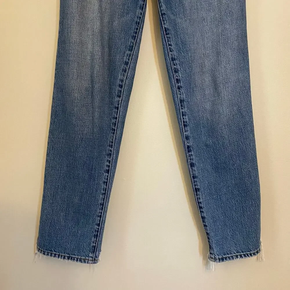 PISTOLA Presley High Rise Roller Blue Jeans in Alternatives Size 26 - Picture 4 of 10